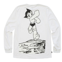 BAIT x Astro Boy 男士圆领长袖T恤 白色 S
