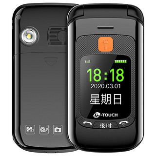 K-TOUCH 天语 V6C 电信版 2G手机 陨石黑