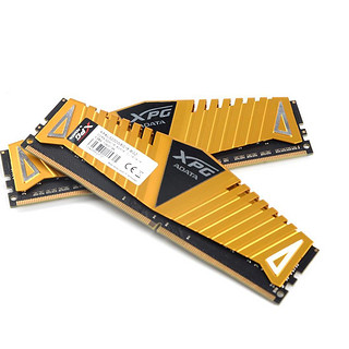 ADATA 威刚 XPG 威龙 Z1 DDR4 3600MHz 台式机内存 马甲条 金色 64GB 32GBx2