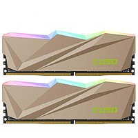 CUSO 酷兽 剑齿虎系列 DDR4 3600MHz RGB 台式机内存 灯条 金色 16GB 8GB*2