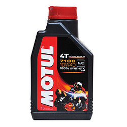MOTUL 摩特 7100 4T 全合成4冲程摩托车机油润滑油10W-40 SN级 1L 欧盟进口