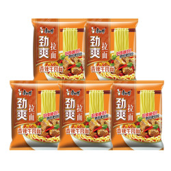 康师傅 方便面 香辣牛肉味 98g*5袋