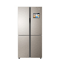 Haier 海尔 馨厨系列 BCD-475WDIDU1 单循环 风冷十字对开门冰箱 475L 金沙银