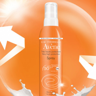 Avene 雅漾 倍护清爽防晒喷雾 SPF50 PA++++ 200ml