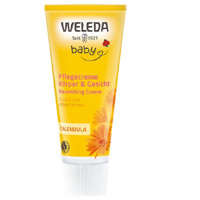 WELEDA 维蕾德 金盏花系列 婴儿身体乳 75ml（2件赠金盏花按摩油200ml）