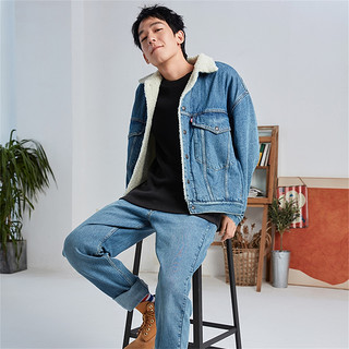 Levi's 李维斯 28814 中性款仿羊羔毛牛仔夹克