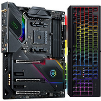 ASRock 华擎 B550 Taichi Razer Edition ATX主板 (AMD AM4、B550)+雷蛇 黑寡妇蜘蛛 2019款 有线键盘套装