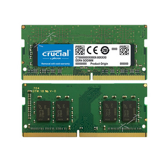 Crucial 英睿达 DDR4 3200MHz 笔记本内存 普条 绿色 32GB CT32G4SFD832A