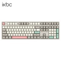 iKBC W210 2.4G无线机械键盘 108键 Cherry茶轴 工业灰