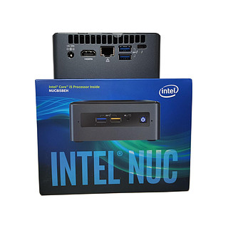 intel 英特尔 豆子峡谷 NUC8i5BEH 商用台式机 黑色 (酷睿i5-8259U、核芯显卡、16GB、1TB SSD、风冷)