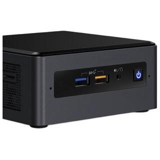 intel 英特尔 豆子峡谷 NUC8i7BEH6 商用台式机 黑色 (酷睿i7-8559U、核芯显卡、风冷)