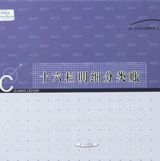 CRE 创荣 16K 活页式十六栏明细分类账 94张 单本