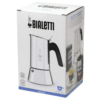 Bialetti 比乐蒂 优雅系列 06969 不锈钢咖啡煮壶 6杯份 银色