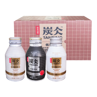 农夫山泉 炭仌咖啡 无糖黑咖 即饮咖啡铝罐270ml*15瓶 纸箱装