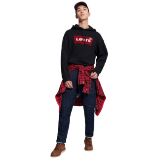 Levi's 李维斯 男士连帽卫衣 56629-0000 黑色 M