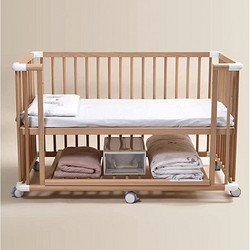 jzao京东京造实木婴儿床不含床垫