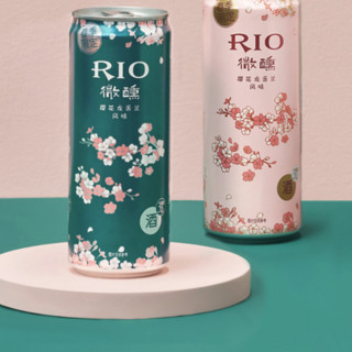 RIO 锐澳 微醺系列 春季限定 预调鸡尾酒 樱花龙舌兰风味 330ml*2罐