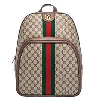 GUCCI 古驰 Ophidia系列 女士双肩包 547965 9U8BT 8994 米色/乌木色