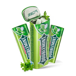 doublemint 绿箭 留兰香薄荷糖35粒*3盒装 口气清新清凉糖果口香糖