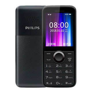 PHILIPS 飞利浦 E106 移动联通版 2G手机 石墨黑