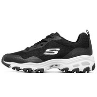 斯凯奇 SKECHERS 经典休闲鞋 女子夏款网面运动鞋 896002/BKW 黑色/白色 37.5码 US7.5码