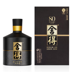 舍得 智慧舍得 80周年纪念酒 52度 浓香型白酒 500ml 单瓶装