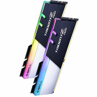 G.SKILL 芝奇 焰光戟系列 F4-3200C16D-64GTZN DDR4 3200MHz RGB 台式机内存 灯条 黑白 64GB 32GBx2 F4-3200C16D-64GTZN