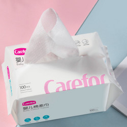 Carefor 爱护 婴儿棉柔巾 100抽