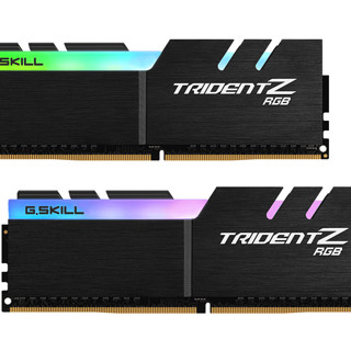 G.SKILL 芝奇 幻光戟系列 DDR4 3000MHz RGB 台式机内存 灯条 黑色 16GB 8GBx2 F4-3000C15D-16GTZR