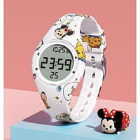 迪士尼（Disney  男女学生数字式手表 女士多功能手表 625印花A款白面黑字
