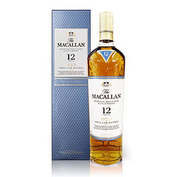 MACALLAN 麦卡伦 三桶系列12年 单一麦芽苏格兰威士忌 700ml