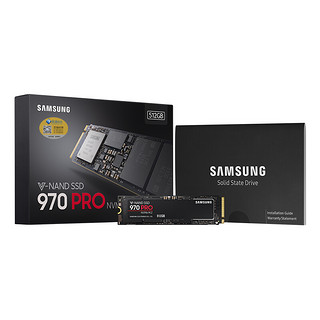 SAMSUNG 三星 970 PRO NVMe M.2 固态硬盘 512GB（PCI-E3.0）