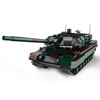 星堡 积木玩具 兼容乐高 坦克军事系列 拼装模型成人小颗粒 男孩新年礼物 豹2a6坦克06040