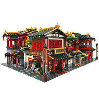 星堡 兼容乐高 中华街积木拼装玩具立体拼插小颗粒高难度街景建筑模型成人男女孩 新年礼物 大中华全套8款01001-01023
