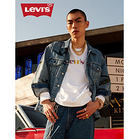 LEVI 's 李维斯 男士白色圆领纯棉印花卫衣38712-0008 白色 XL