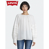 Levi's李维斯 春季商场同款 女士休闲长袖衬衫85385-0001Levis 白色 M