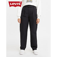 Levi's李维斯女士黑色高腰锥型显瘦工装裤36317-0001 黑色 26 28