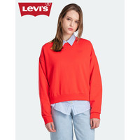 Levi's 李维斯 春季商场同款 女士休闲纯棉长袖卫衣85630-0000Levis 红色 S