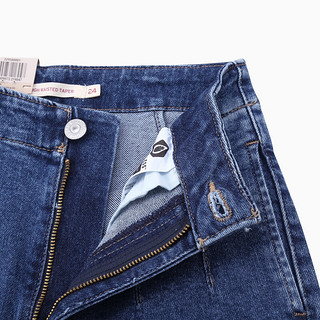 Levi's李维斯女士中蓝色高腰锥型牛仔裤22958-0001 牛仔蓝色 28 27