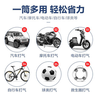 永久打气筒山地自行车骑行装备配件公路单车篮球气球通用高压带气压表汽车电动车充气气管子 高压带气压表气筒-黑色