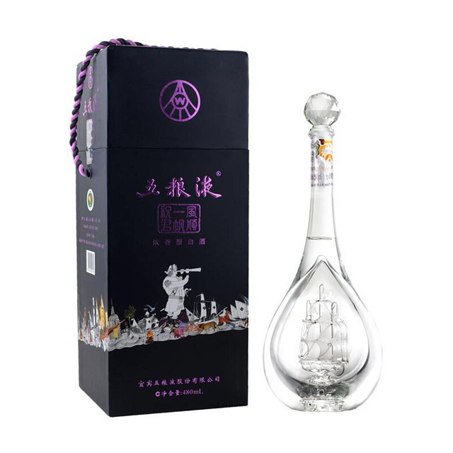 WULIANGYE/五粮液祝君一帆风顺浓香型白酒单瓶装52%vol 480ml 【报价