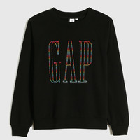 Gap/盖璞 碳素软磨系列 000658951 女款徽标LOGO简约磨毛套头卫衣