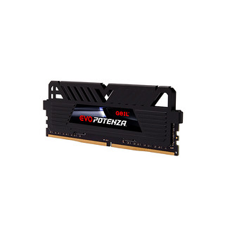 GEIL 金邦 狂速EVO Potenza系列 DDR4 3000MHz 台式机内存 黑色 16GB GPB416G3000C16SC