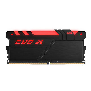 GEIL 金邦 EVO-X系列 DDR4 3200MHz RGB 台式机内存 暗黑 16GB 8GB*2 GEX416G3200C16DC