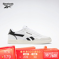 Reebok 锐步 ROYAL TECHQUE T男女时尚低帮休闲鞋板鞋 FZ0426_白色/黑色 40(尺码偏大拍小1码)