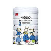 MoKo MOKO麦蔻 婴幼儿有机配方奶粉 2段(6个月以上)800g 丹麦原装进口