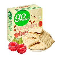 88VIP：go ahead! 果悠萃 树莓水果夹心酸奶饼干 178g
