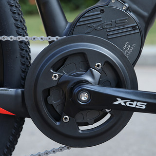 XDS 喜德盛 领先500 电动自行车 TDA01L 36V7.8Ah锂电池 黑蓝色