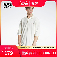 Reebok 锐步 官方运动经典U CL PF POLO男女短袖POLO衫GP6962