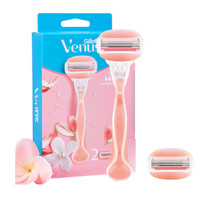 Gillette 吉列 Venus维纳斯白茶剃毛刀刮毛刀脱毛刀手动女士脱毛刮毛刀头女